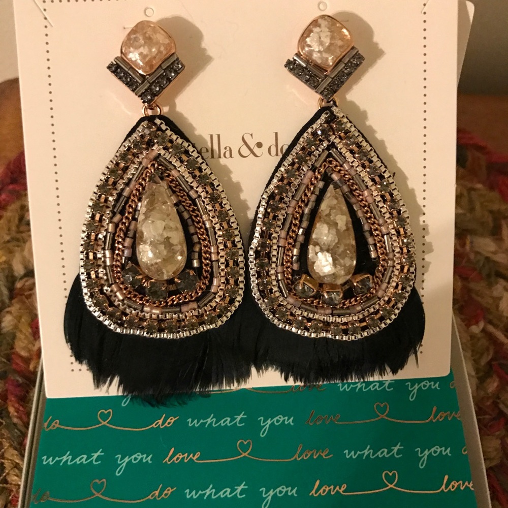 Stella & Dot Constantine Feather Chandeliers